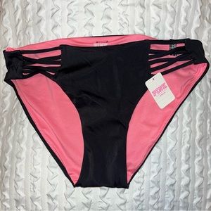 NWT Victoria’s Secret PINK black swim bottom